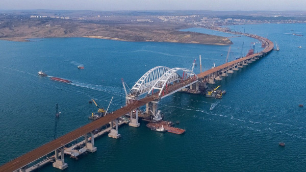 Поезда пойдут по Крымскому мосту до конца года - Дитрих. транспорт, поезд, Крымский мост