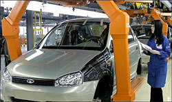 Продажи легковых автомобилей выросли на 39% в 2011 году